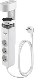 Thumbnail - IOIO SL 3000 3-fach Tischsteckdose 1,5 m weiß mit USB-Buchse