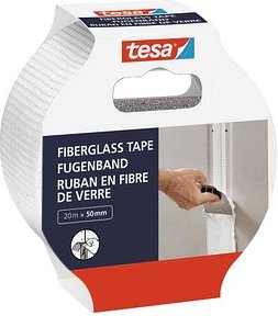 tesa FUGEN Gewebeband weiß 50,0 mm x 20,0 m 1 Rolle