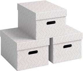 Thumbnail - 3 VON LEITZ Aufbewahrungsboxen 15,0 l weiß 26,5 x 36,5 x 20,5 cm