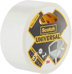 Scotch Universal Gewebeband weiß 48,0 mm x 25,0 m 1 Rolle