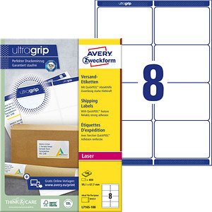Thumbnail - AVERY Zweckform Versandetiketten L7165-100 weiß 99,1 x 67,7 mm, 100 Blatt