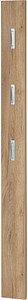Thumbnail - GERMANIA Wandgarderobe 3348-243 eiche Holz 3 Haken 15,0 x 170,0 cm