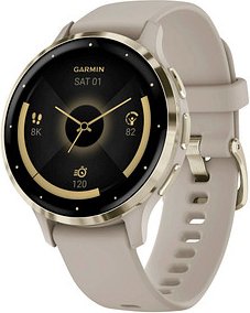 GARMIN Venu 3S Smartwatch french grey, softgold