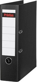 Printus Ordner schwarz Kunststoff 8,0 cm DIN A4, 1 St.