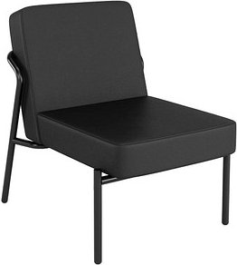 medso powered by PAPERFLOW Sessel MEDSO S schwarz Kunstleder, 1 St.