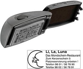 Thumbnail - COLOP Textstempel, individualisierbar EOS Stamp Mouse 30 selbstfärbend schwarz mit Logo, 1 St.