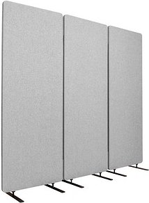 Thumbnail - LUXOR Akustik-Trennwand, hellgrau 183,0 x 168,0 cm, 1 St.