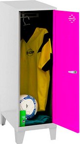 Simonrack Spind SIMONLOCKER DISM grau, pink 8425437121616, 1 Schließfach 40,0 x 50,0 x 101,5 cm