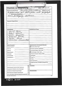 PAGNA Klemmbrett 24009-04 DIN A4 schwarz Karton, 1 St.