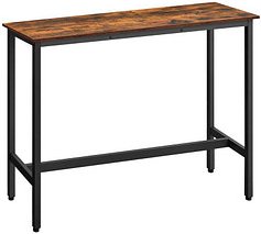 VASAGLE Bistrotisch rechteckig Spanplatte braun 100,0 x 40,0 x 90,0 cm, 1 St.