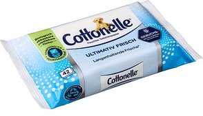 Cottonelle Feuchtes Toilettenpapier Ultimativ Frisch 1-lagig, 42 Tücher