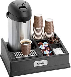 Bartscher Kaffeestation 1190 schwarz 44,0 x 34,0 cm