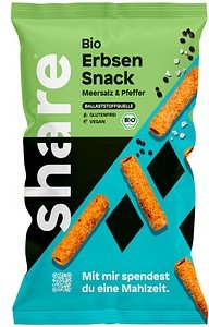 share Bio Erbsen Snack Meersalz & Pfeffer 75,0 g