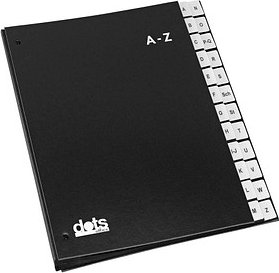dots Pultordner A-Z schwarz, 1 St.