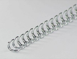 LMG Drahtbinderücken silber für 50 Blatt, 100 St.