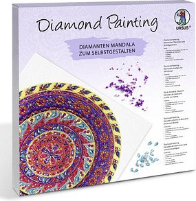 URSUS® Diamond Painting Mandala mehrfarbig