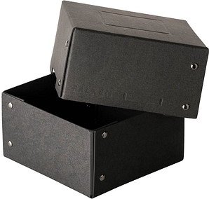 FALKEN PURE 150x150mm Aufbewahrungsbox 1050 Blatt schwarz 16,0 x 16,0 x 8,5 cm