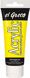KREUL el Greco Acrylfarbe echtgelb zitron 75,0 ml, 1 St.