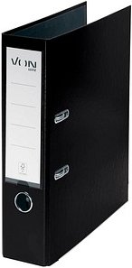 VON LEITZ Ordner schwarz Karton 8,0 cm DIN A4
