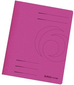 Thumbnail - herlitz Schnellhefter easy orga Karton pink DIN A4, 10 St.