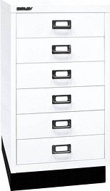 Thumbnail - BISLEY MultiDrawer™ L29A36S Schubladenschrank verkehrsweiß 6 Schubladen 34,9 x 43,2 x 67,0 cm, 1 St.