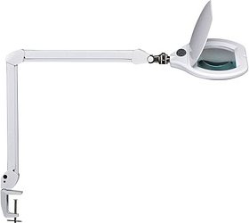 Thumbnail - MAUL MAULcrystal Lupenleuchte weiß 18 W mit Tischklemme