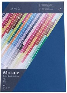 artoz Briefpapier Mosaic marine DIN A4 90 g/qm 25 Blatt