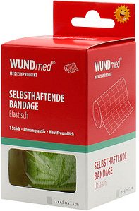 WUNDmed® Selbsthaftende Bandagen  04-015 grün 7,5 cm x 4,5 m, 1 St.