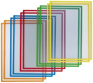 FRANKEN Magnetrahmen ECO farbsortiert A3, 10 St.