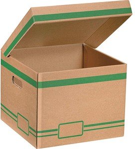 10 Cartonia Archivboxen Mini braun