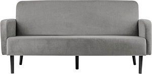 meet powered by PAPERFLOW 3-Sitzer Sofa LISBOA grau schwarz Stoff 176,0 x 81,5 x 83,0 cm, 1 St.
