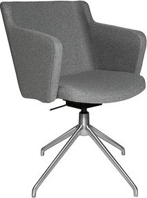 Topstar Besuchersessel SFH 1.0 hellgrau edelstahl, Optik matt Stoff, 1 St.