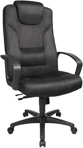 Thumbnail - Topstar Chefsessel Comfort Point 50, 7810 TA3 Stoff anthrazit, Gestell schwarz