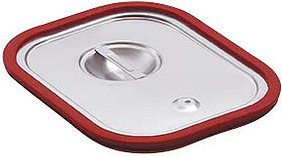 Bartscher Transportdeckel für GN-Behälter Top Line, mit Dichtung, 1/2 silber, 1 St.