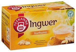 TEEKANNE Ingwer Kurkuma Tee 18 Portionen