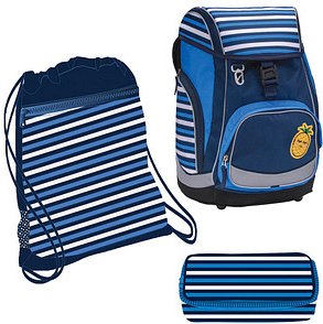Thumbnail - BELMIL® Schulranzen-Set Comfy Pack Lining Kunstfaser blau