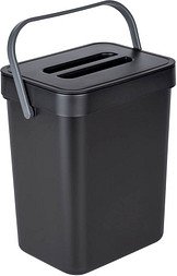 WENKO Tago Mülleimer 5,0 l schwarz, 1 St.