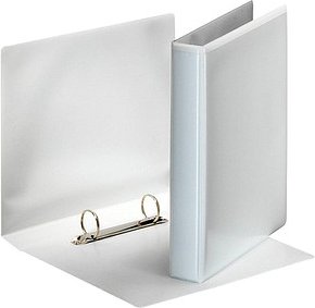 Thumbnail - Esselte Präsentationsringbücher 2-Ringe weiß 4,6 cm DIN A5 hoch, 12 St.