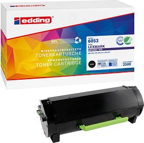 edding EDD-6053  schwarz Toner kompatibel zu LEXMARK 60F2000