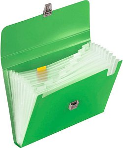 BRUNNEN Fächermappe FACT!pp 10 Fächer grün