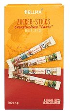 HELLMA Creativeline Zuckersticks, 100 x 4,0 g