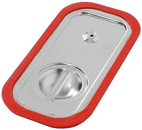 Bartscher Transportdeckel für GN-Behälter Top Line, mit Dichtung, 1/4 silber, 1 St.