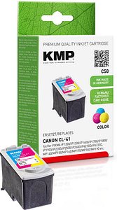 KMP C58 color Druckerpatrone kompatibel zu Canon CL-41