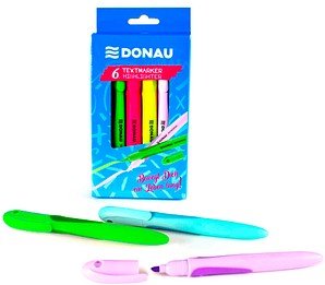 DONAU Textmarker farbsortiert, 6 St.