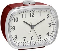 TFA® Wecker 60.1032.05 weiß rot Kunststoff 11,0 x 9,2 cm