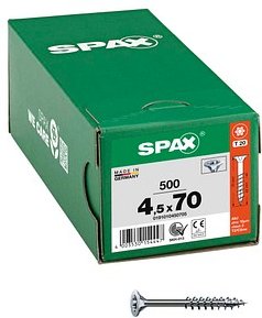 Thumbnail - SPAX® Universalschrauben T20 Senkkopf WIROX 0191010450705 4,5 mm x 70 mm, 500 St.