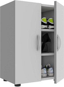 Thumbnail - VCM my home Schuhschrank Ulas, 918421 weiß 49,0 x 34,0 x 74,0 cm, 1 St.