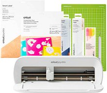 cricut™ Label & Sticker Bundle + Joy Xtra Schneideplotter-Set grau