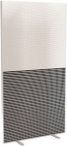 PAPERFLOW Trennwand easyScreen Black & White, 62337 bunt 94,0 x 173,4 cm, 1 St.