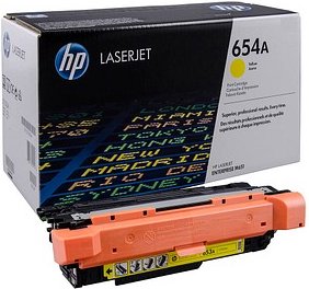 HP 654A (CF332A) gelb Tonerkartusche